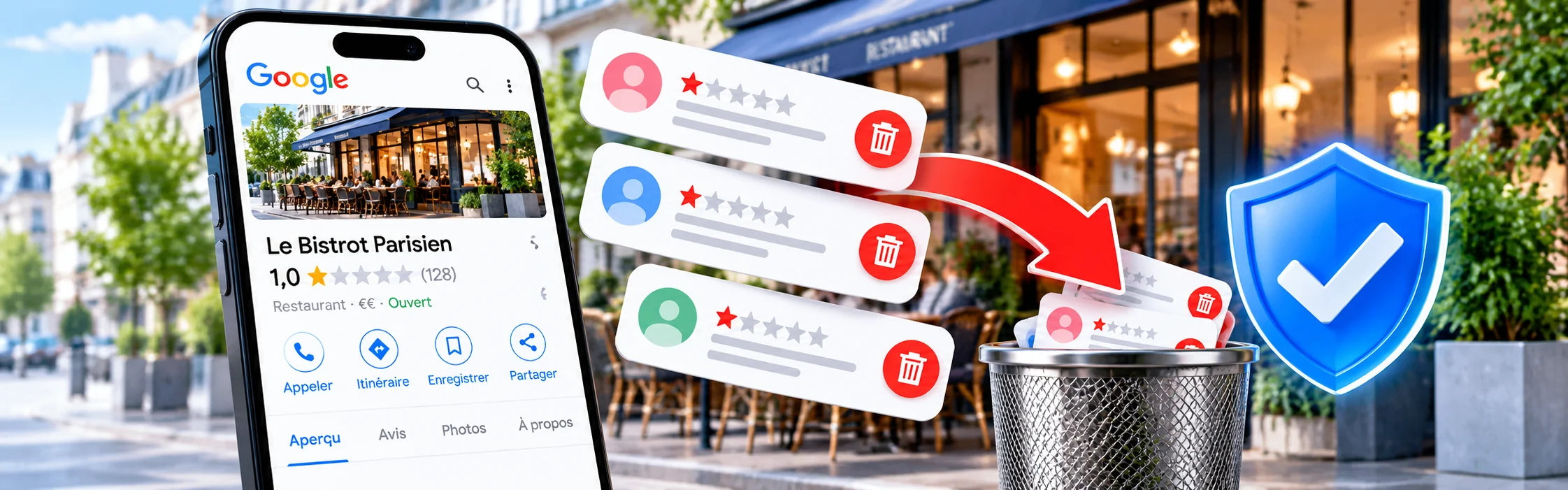 Exemples d’avis Google négatifs pouvant faire l’objet d’une demande de suppression