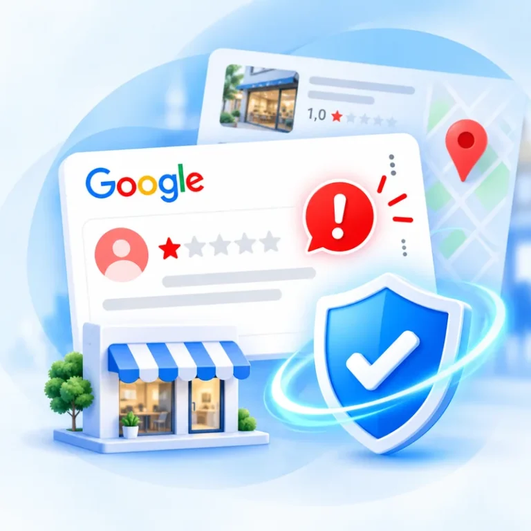 Protection de la réputation face aux avis Google négatifs