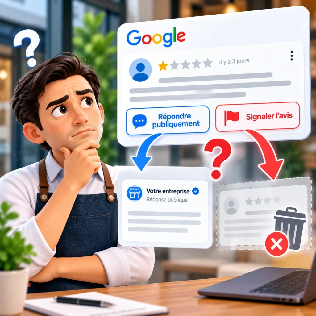 Répondre publiquement empêche-t-il Google de supprimer un avis ?